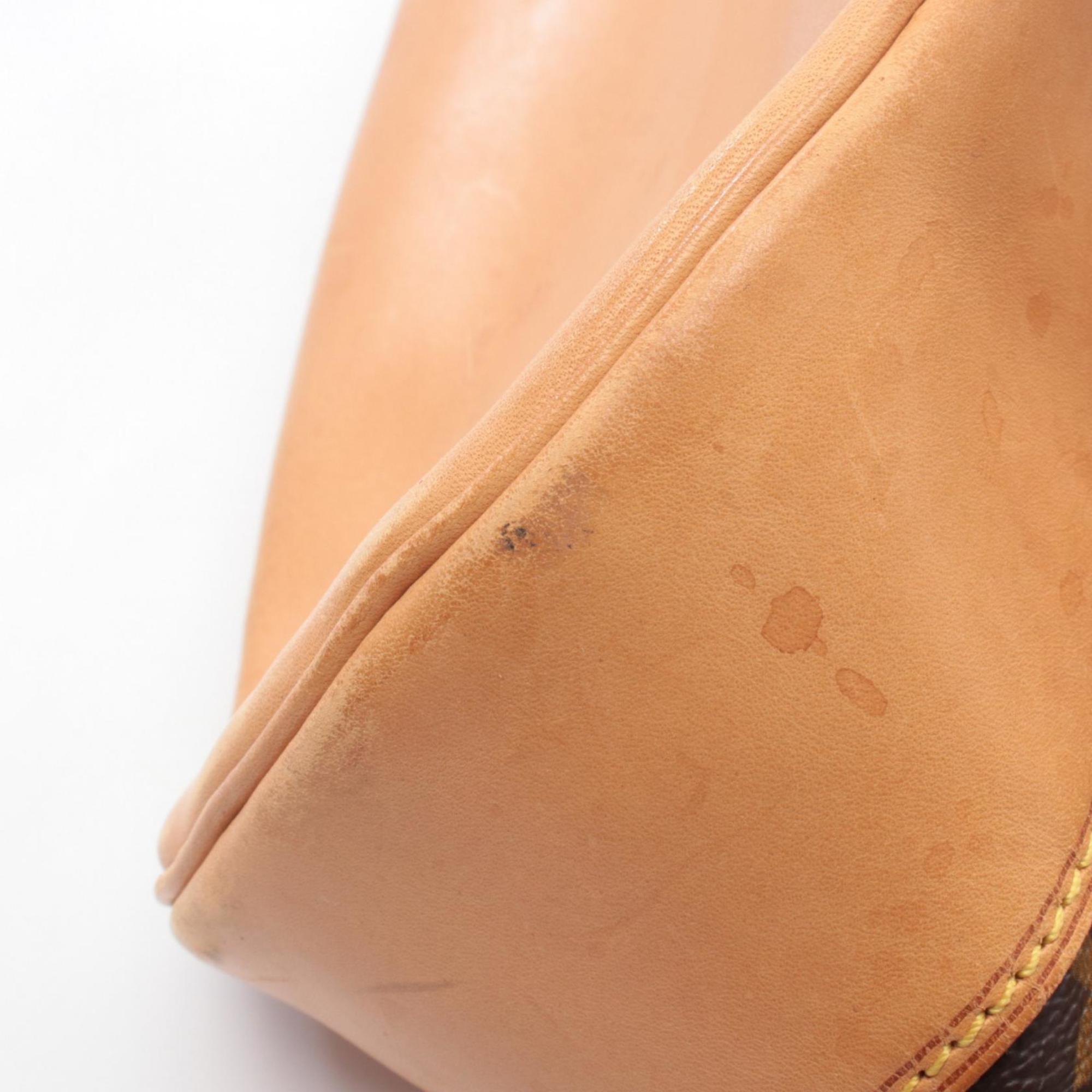 Louis Vuitton Brown Monogram Coated Canvas Leather Handbag Shoulder Bag