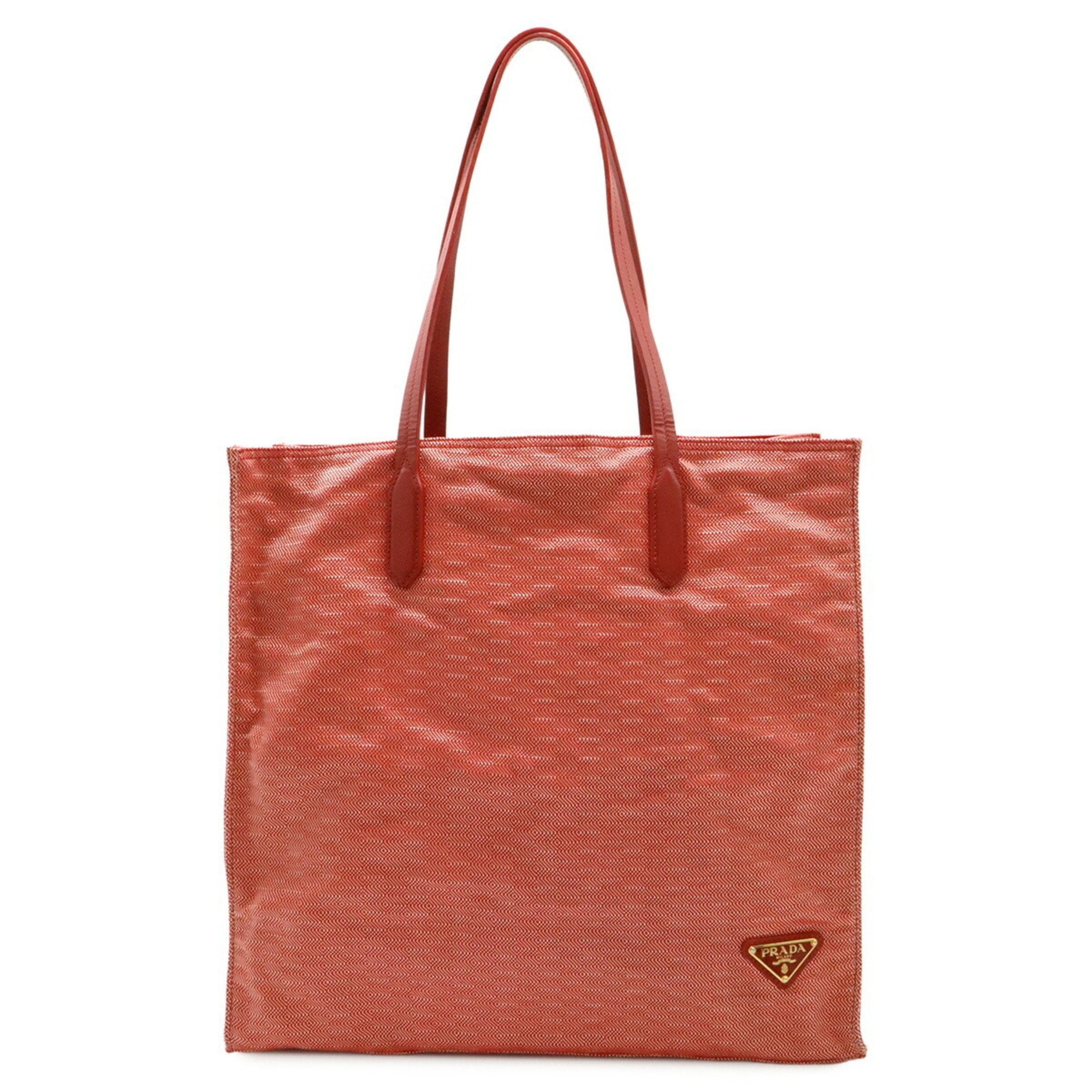 Prada Red Color Tessuto Shoulder Bag Tote Bag