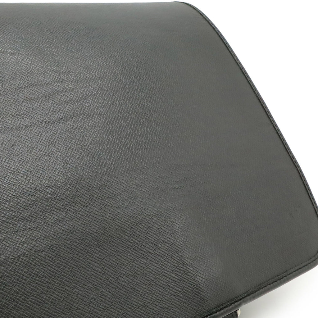 Louis Vuitton Ardoise Black Taiga Leather Shoulder Bag
