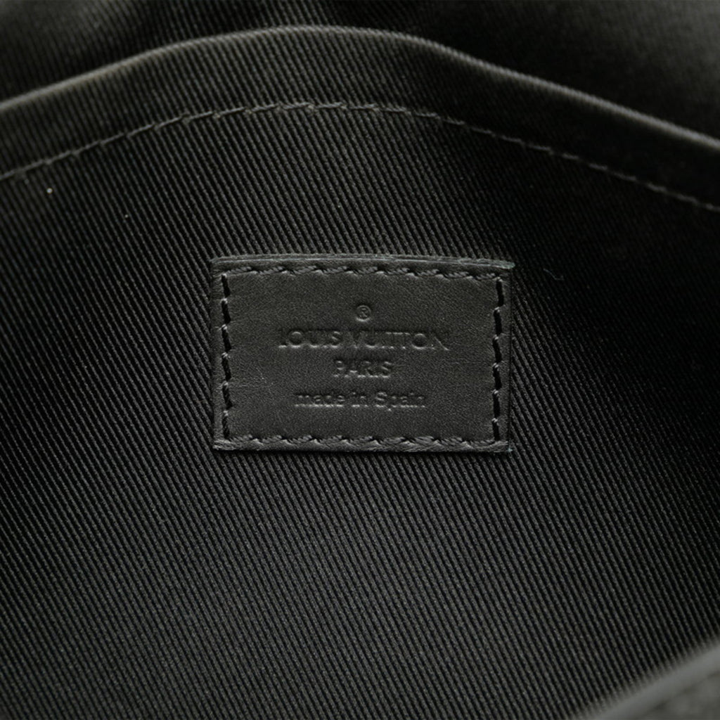 Louis Vuitton Black Pvc Leather Shoulder Bag