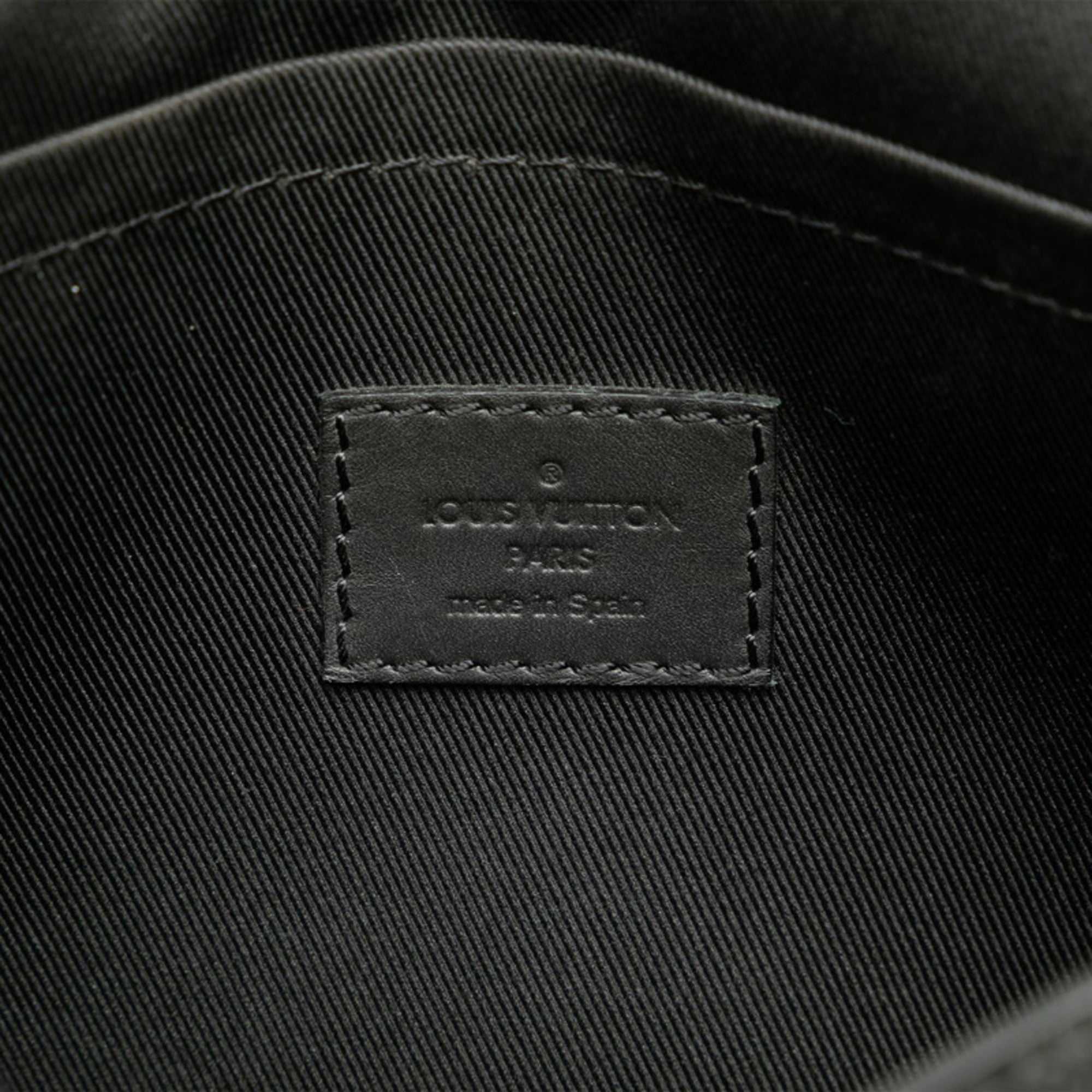 Louis Vuitton Black Pvc Leather Shoulder Bag