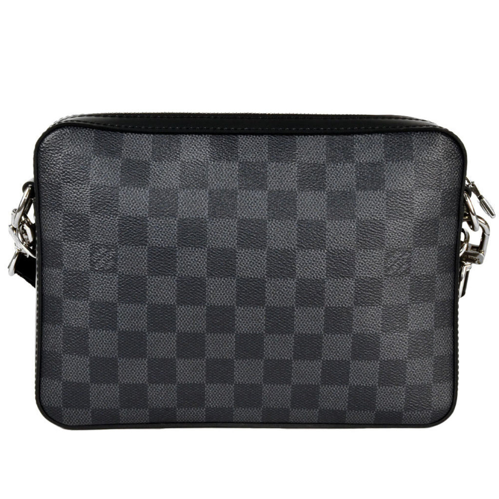 Louis Vuitton Black Damier Graphite Damier Graphite Shoulder Bag
