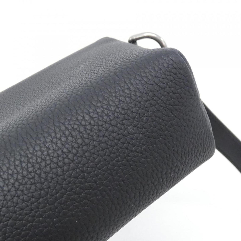 Louis Vuitton Black Khaki Monogram Leather Shoulder Bag