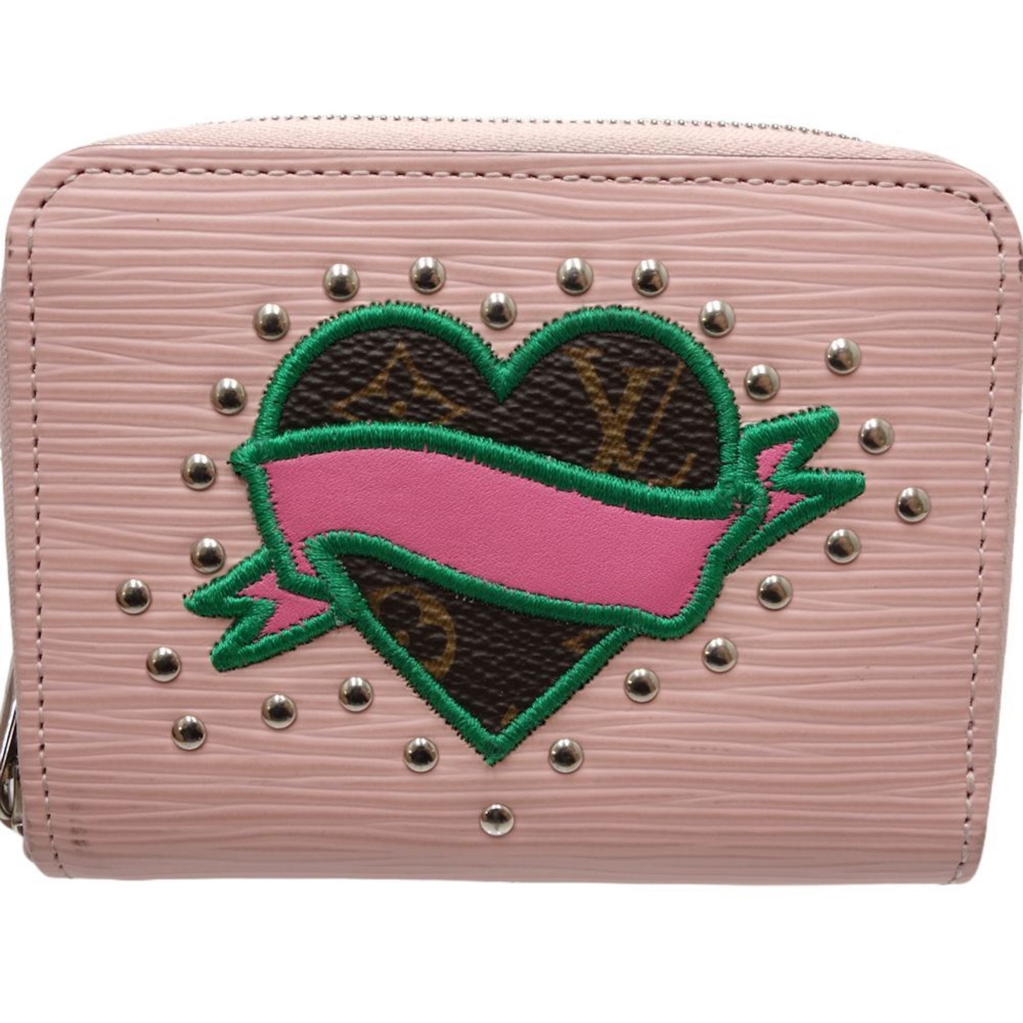 Louis Vuitton Rose Ballerine Leather Wallet