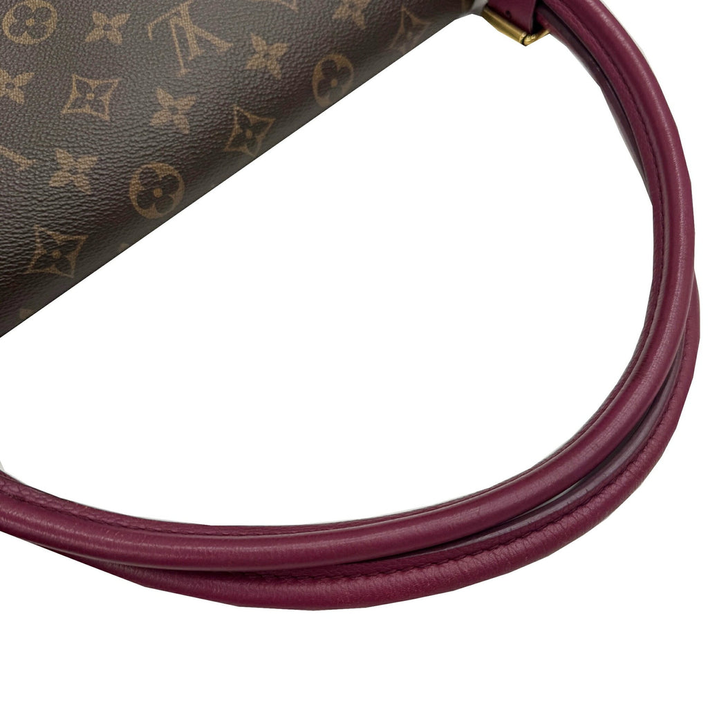Louis Vuitton Bordeaux Brown Monogram Leather Handbag Tote Bag