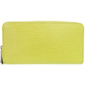 Louis Vuitton Yellow Epi Leather Long Wallet