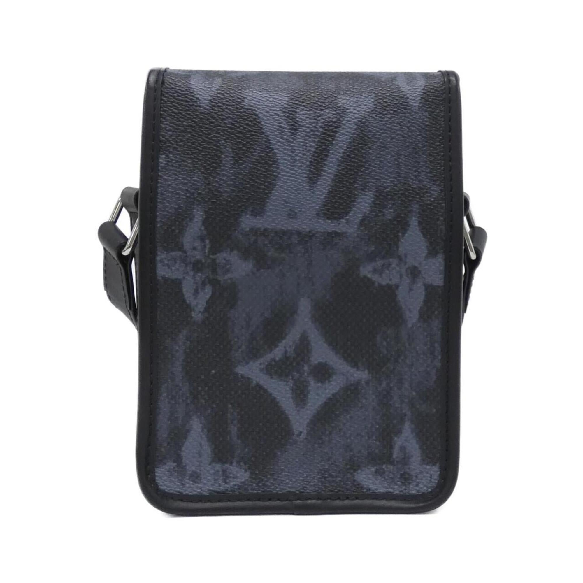 Louis Vuitton Monogram Black Noir Coated Canvas Shoulder Bag