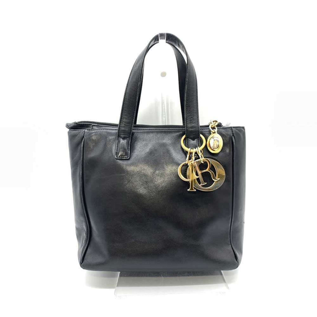 Christian Dior Black Leather Handbag (Pre-Owned)