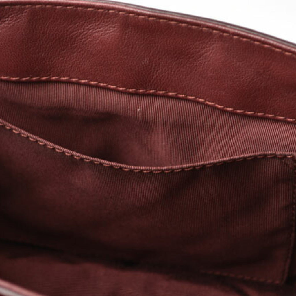 Chanel Bordeaux Saddle Bag Shoulder Bag