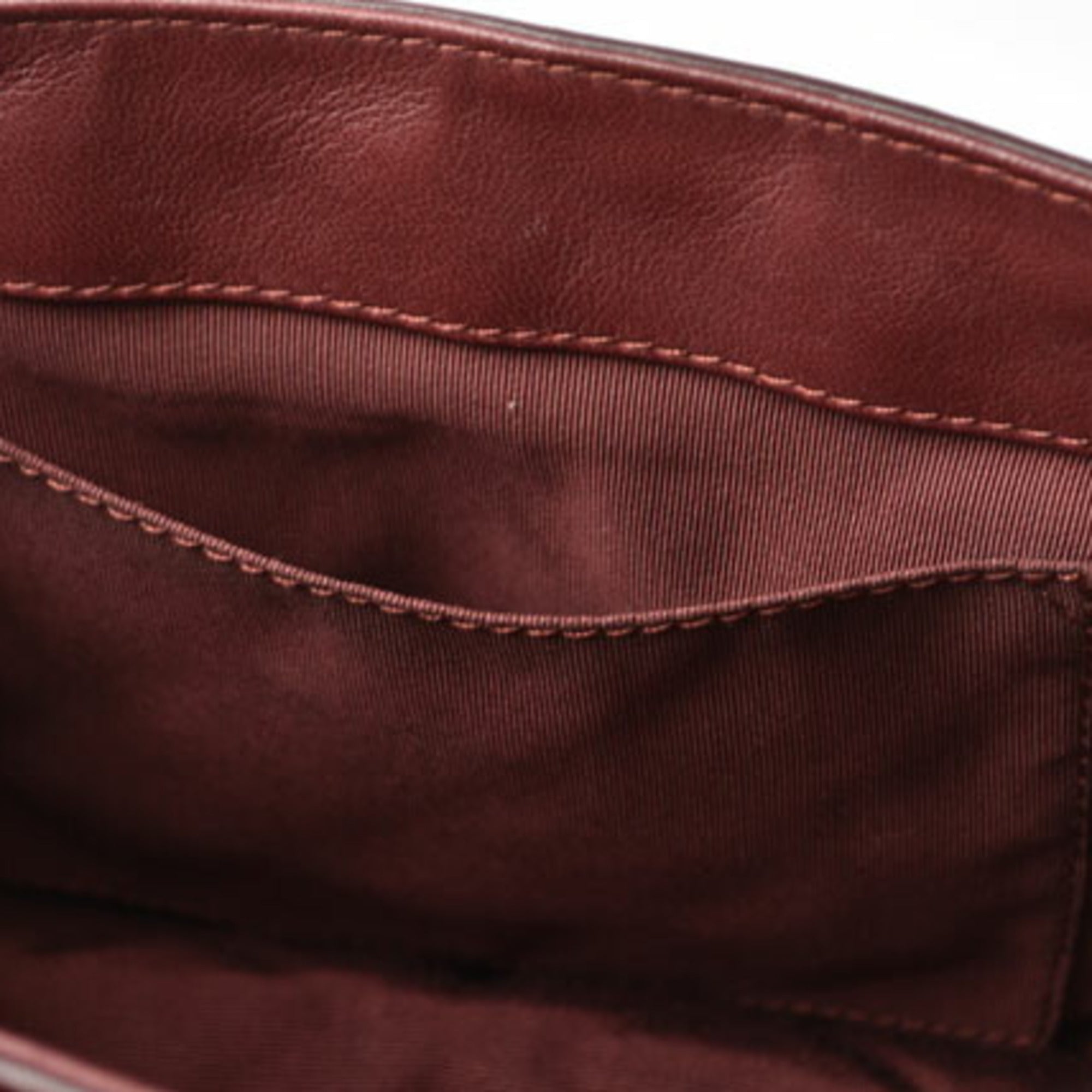 Chanel Bordeaux Saddle Bag Shoulder Bag
