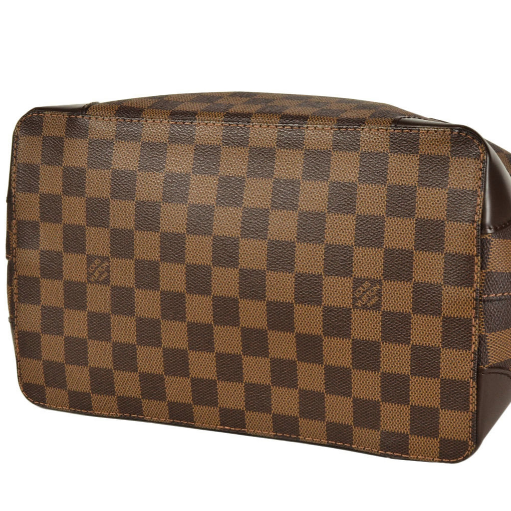Louis Vuitton Damier Canvas Ebene Damier Canvas Handbag Tote Bag