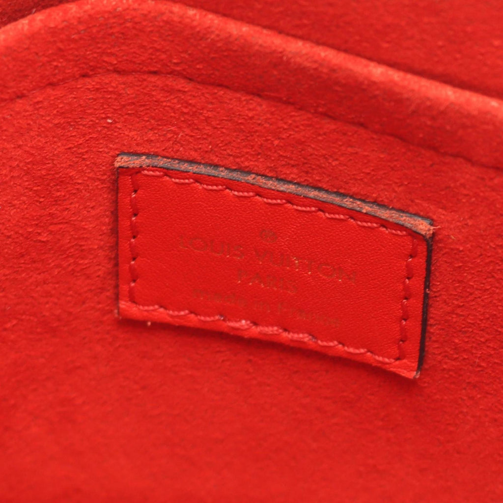 Louis Vuitton Brown Coquelicots Monogram Red Color Coated Canvas Leather Handbag