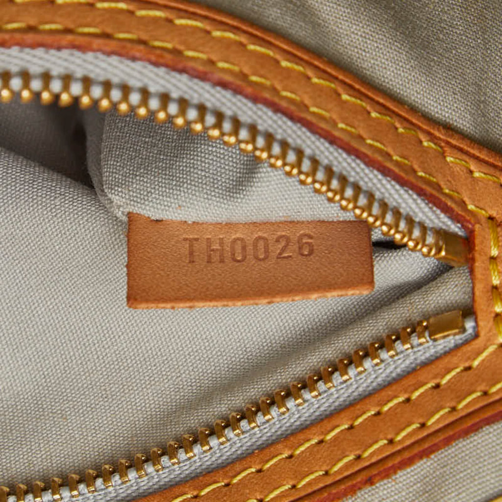 Louis Vuitton Beige Patent Leather Handbag