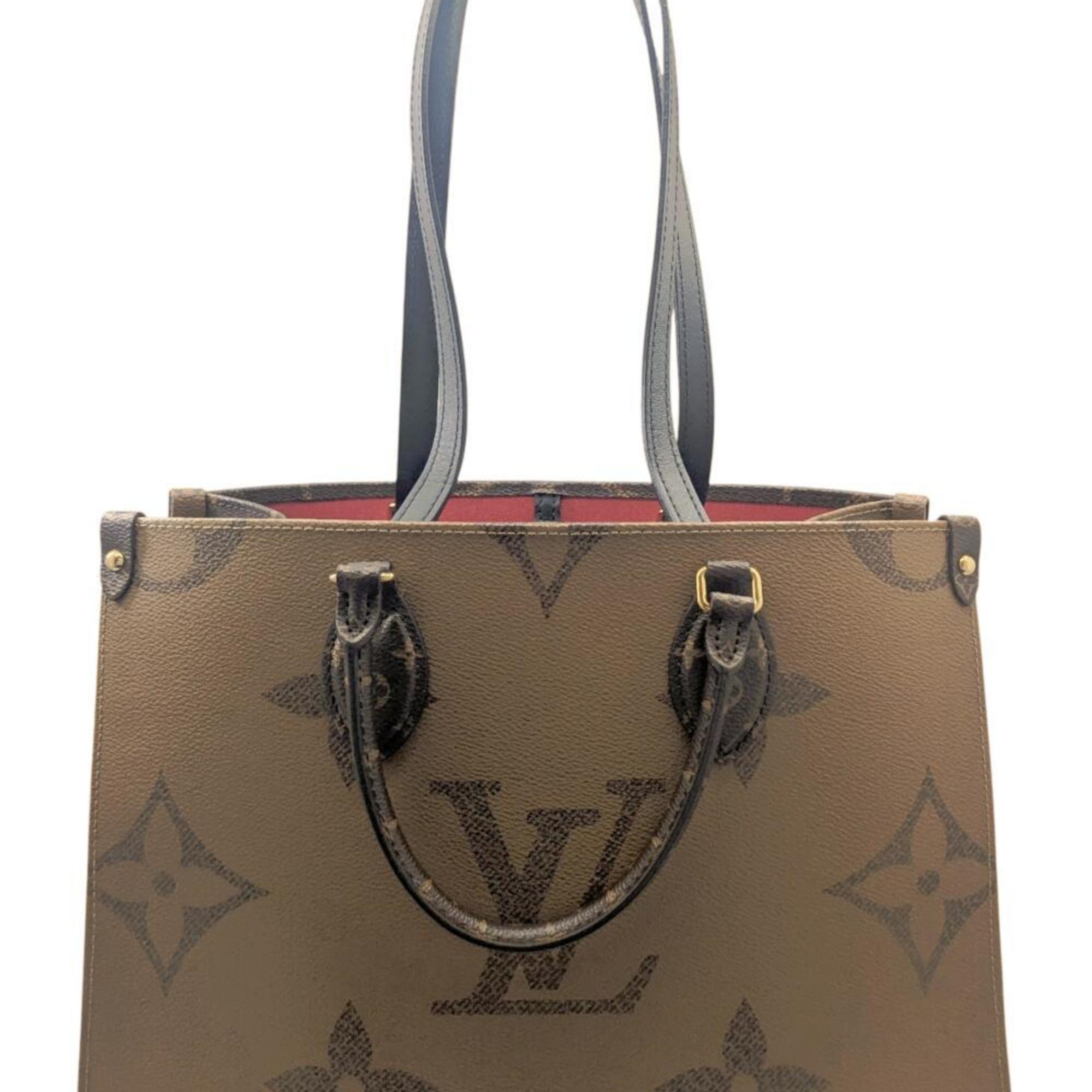 Louis Vuitton Brown Monogram Monogram Reverse Monogram Reverse Monogram Handbag Shoulder Bag Tote Bag