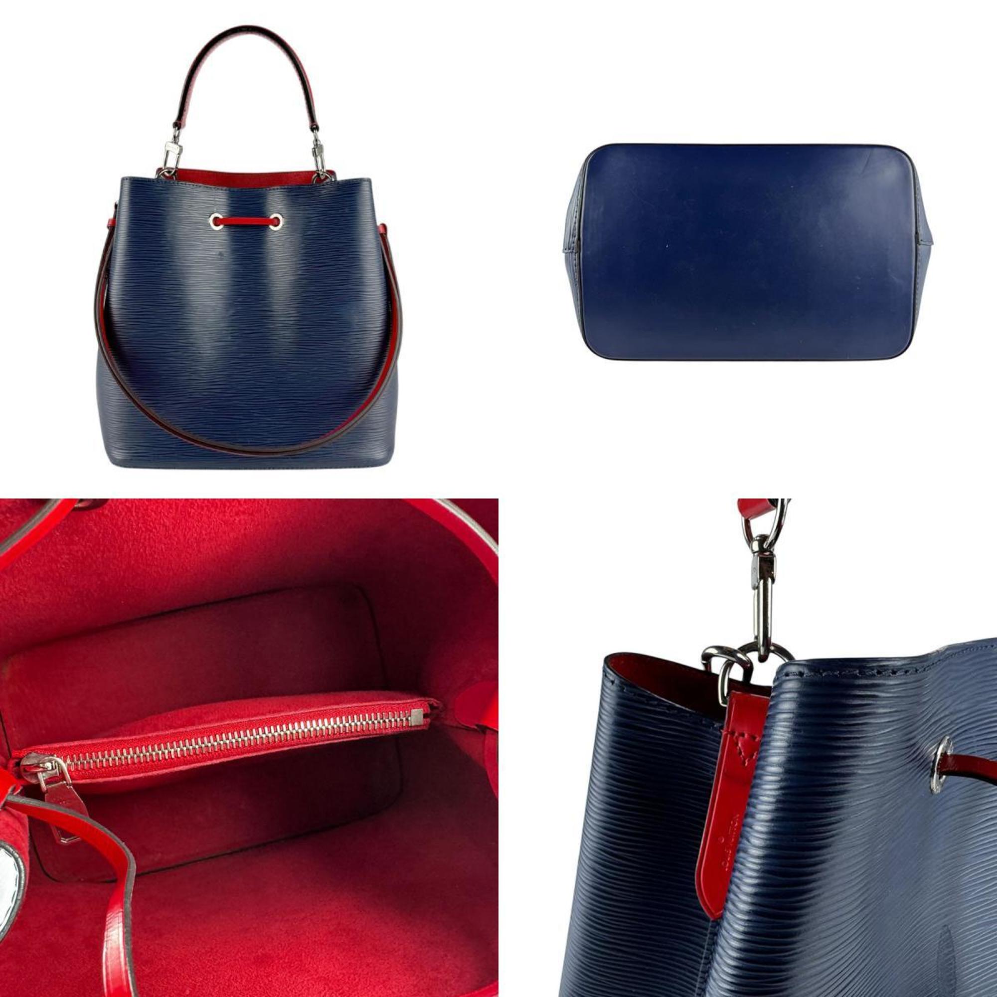 Louis Vuitton Blue Indigo Epi Leather Handbag Shoulder Bag