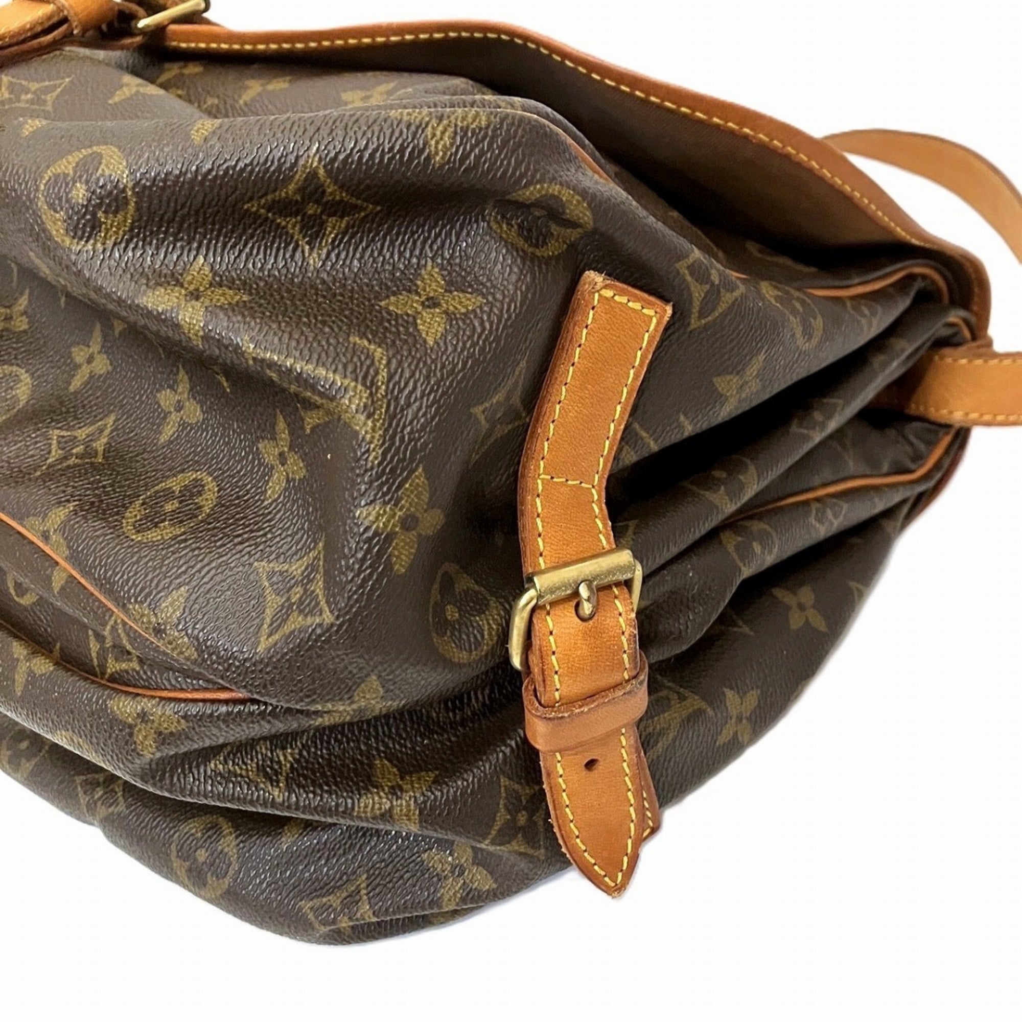 Louis Vuitton Brown Pvc Shoulder Bag