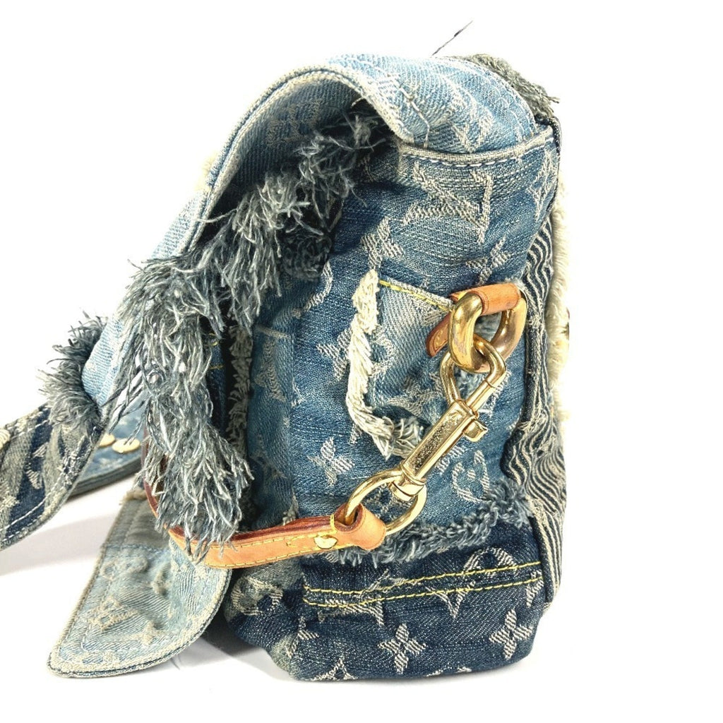 Louis Vuitton Blue Monogram Monogram Denim Messenger Bag Shoulder Bag