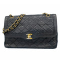 Chanel Black Leather Shoulder Bag