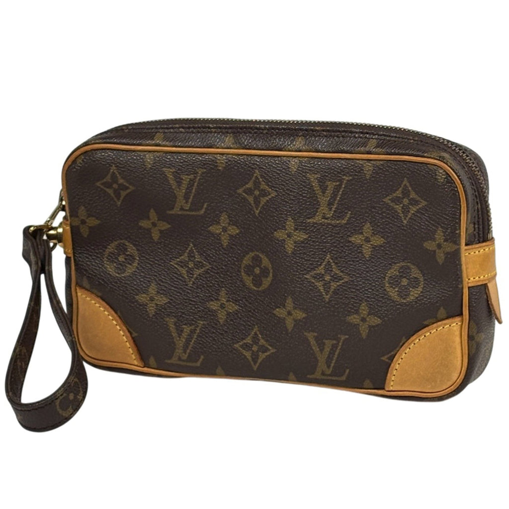 Louis Vuitton Brown Monogram Clutch Bag