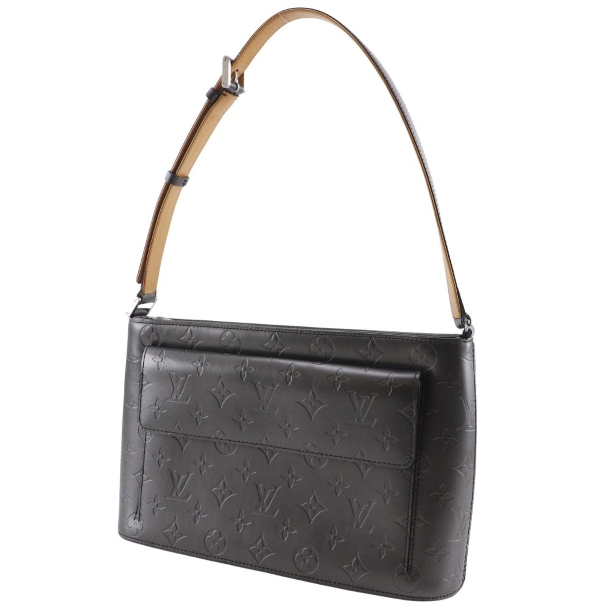 Louis Vuitton Monogram Mat Noir Monogram Mat Shoulder Bag