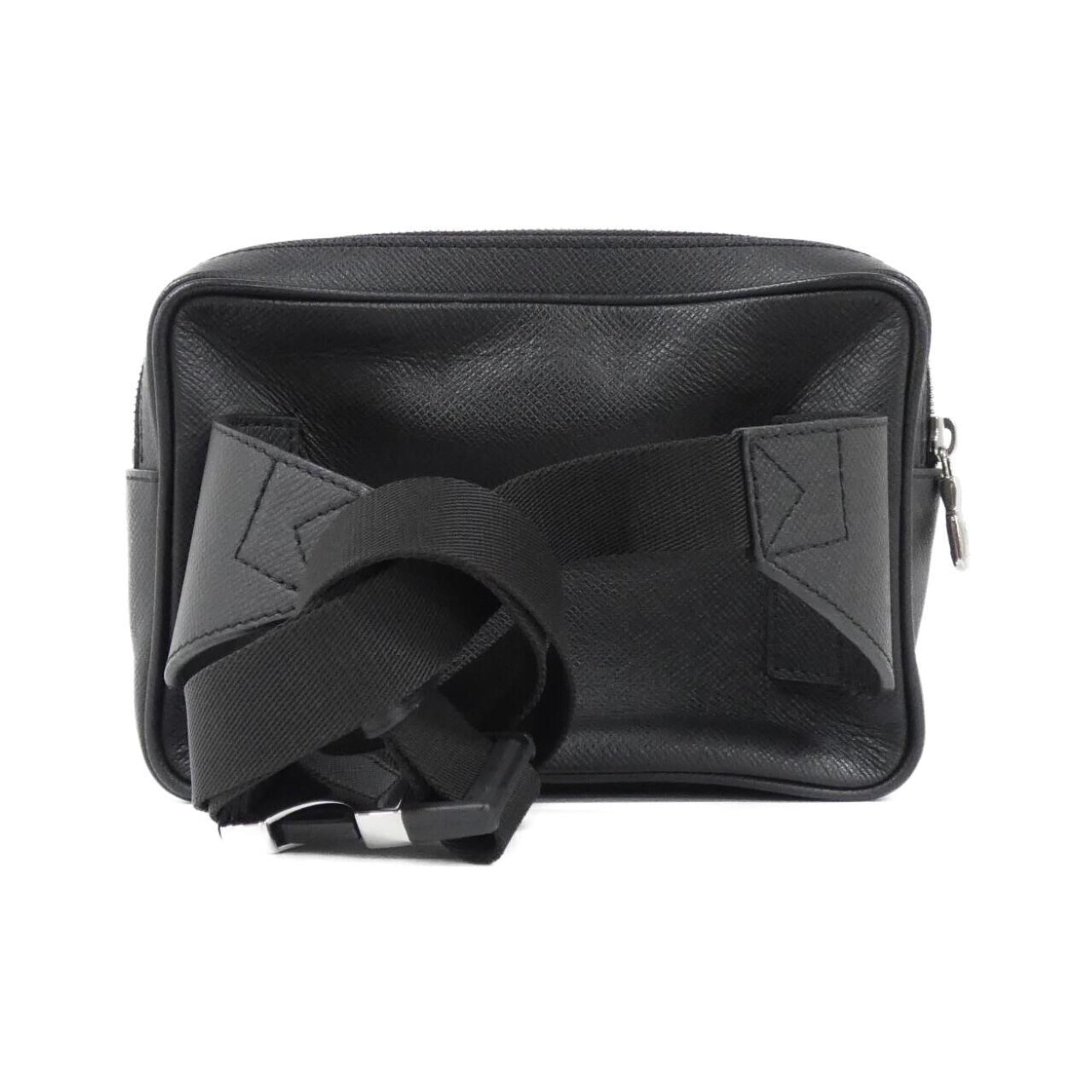 Louis Vuitton Black Leather Shoulder Bag