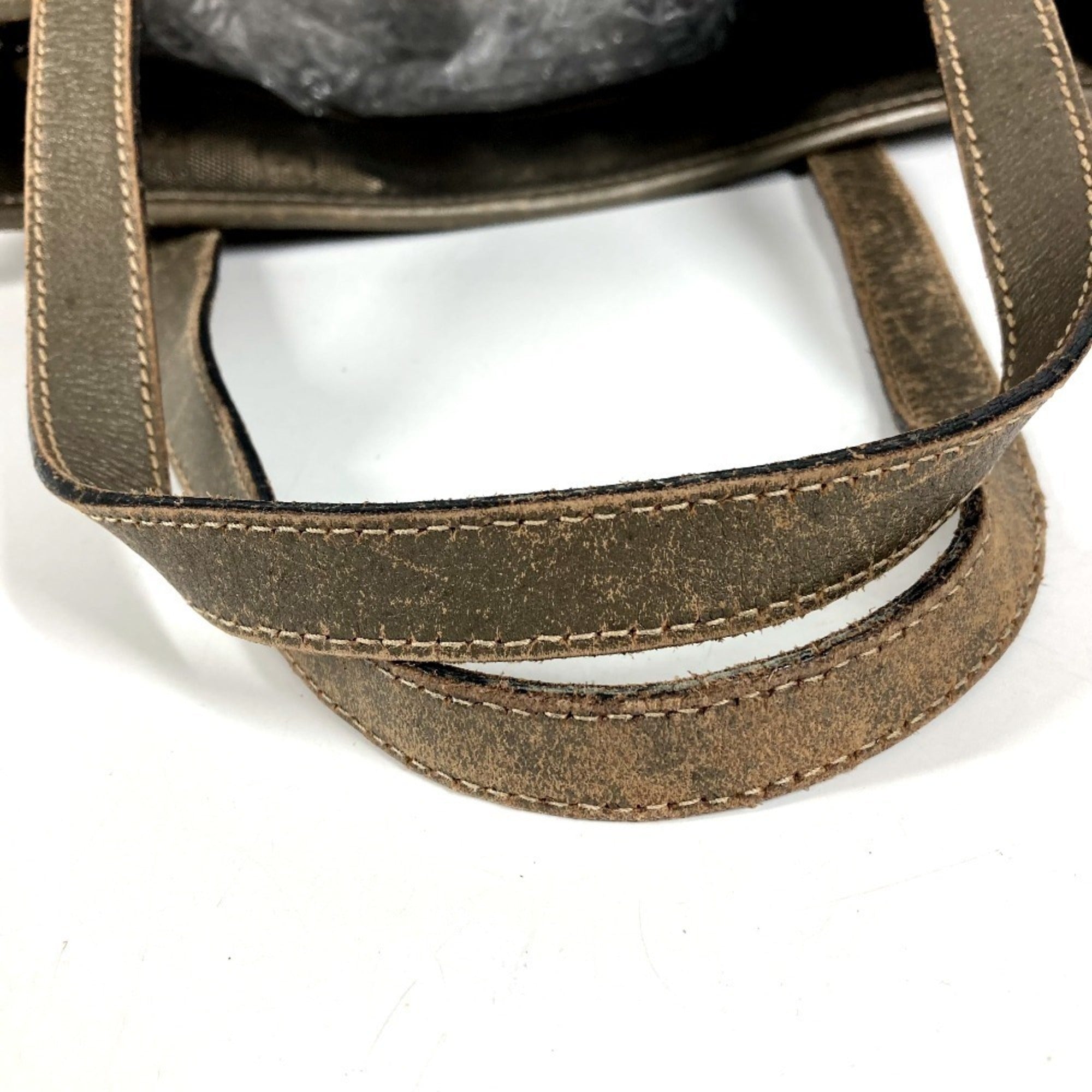 Gucci Metallic Brown Gg Imprimé Shoulder Bag Tote Bag (Pre-Owned)