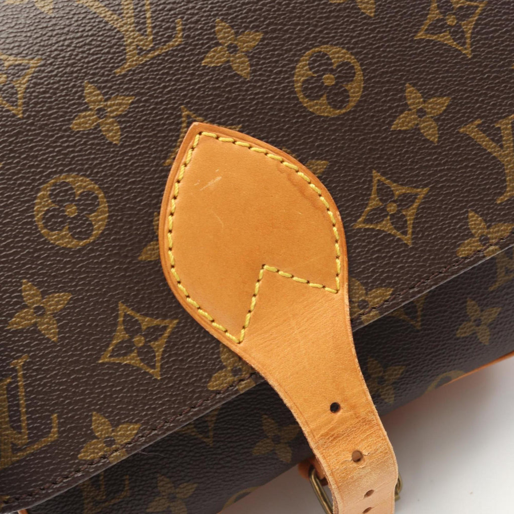 Louis Vuitton Brown Coated Canvas Pvc Leather Shoulder Bag