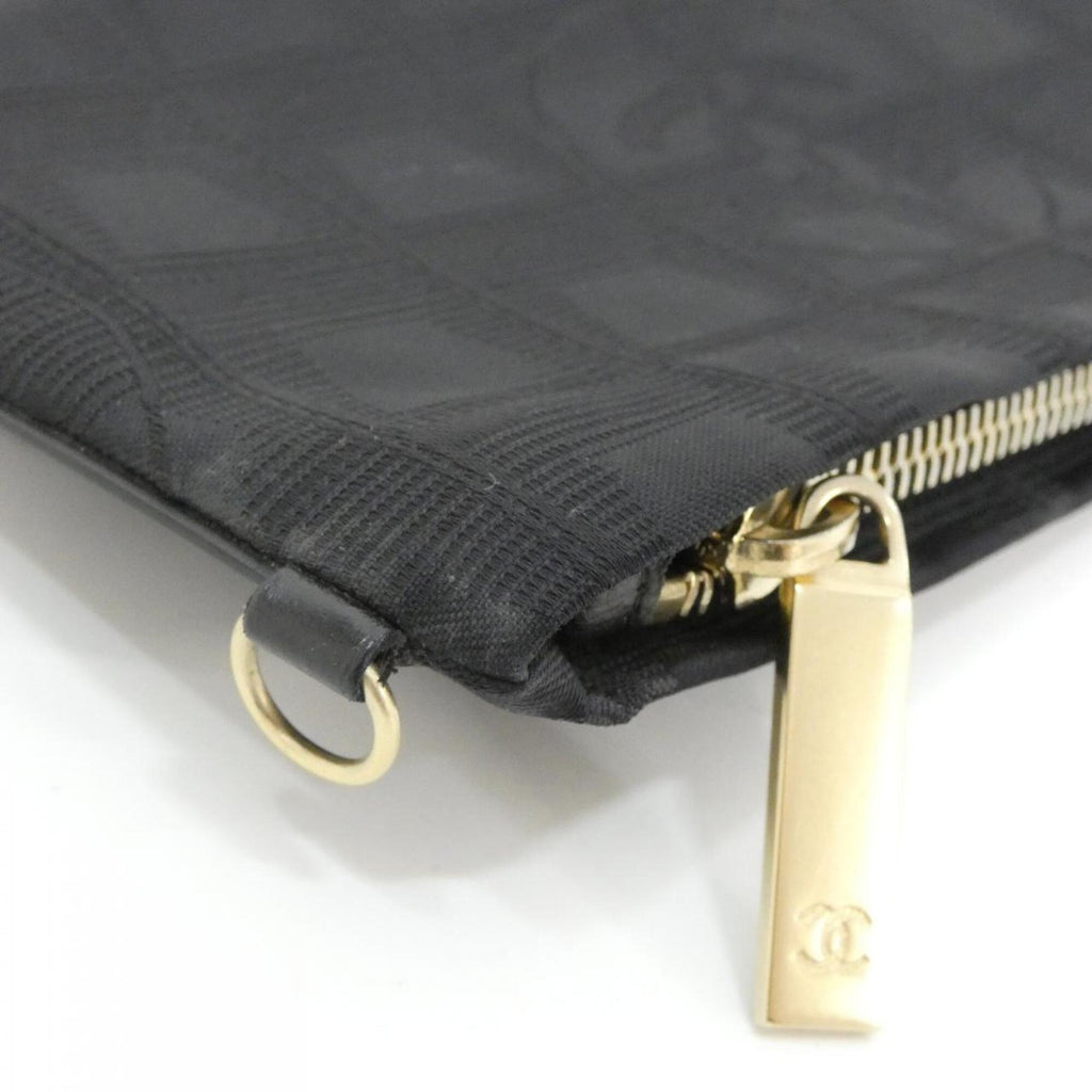 Chanel Black Nylon Handbag Pouch
