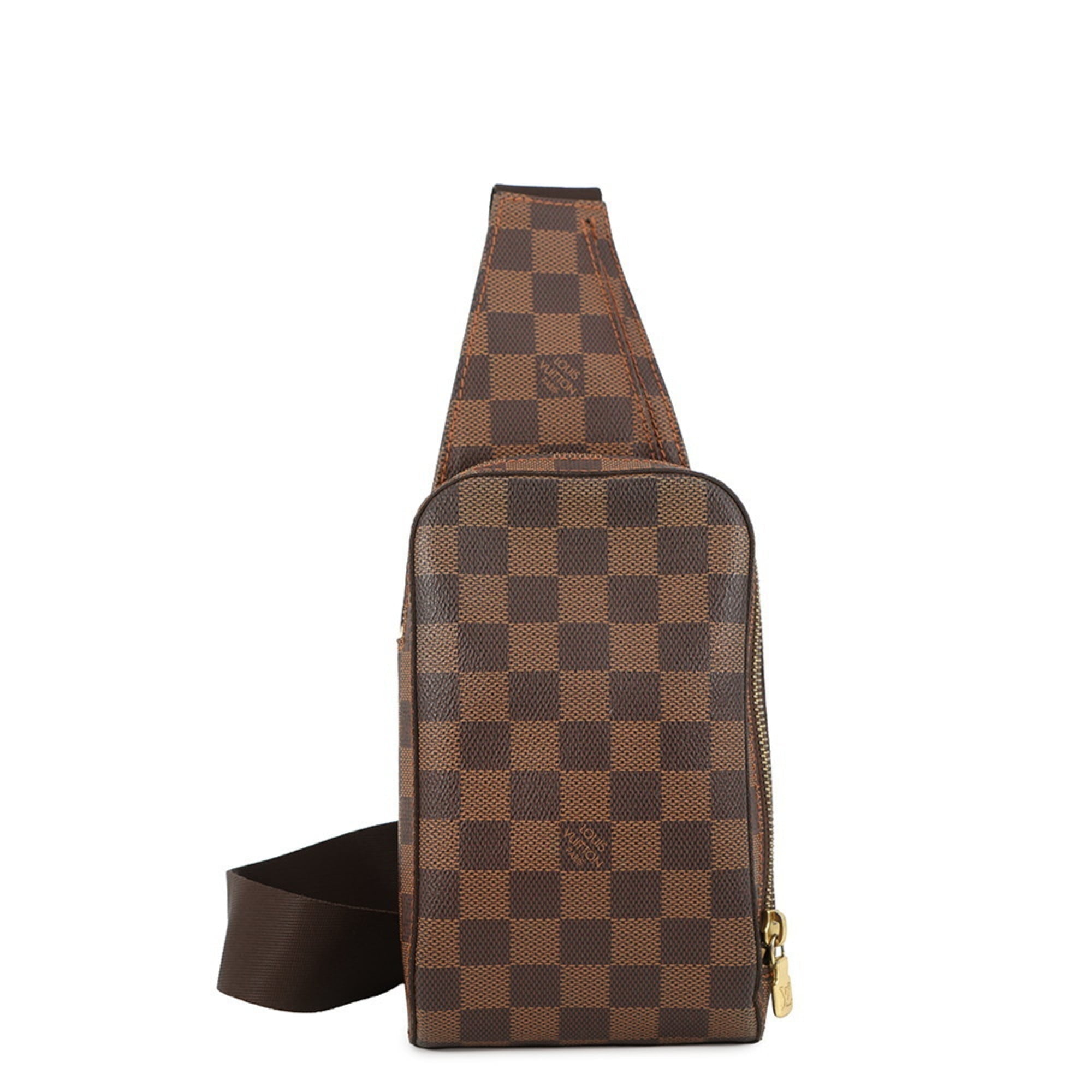 Louis Vuitton Brown Damier Canvas Ebene Damier Canvas Pouch Shoulder Bag Sling Bag