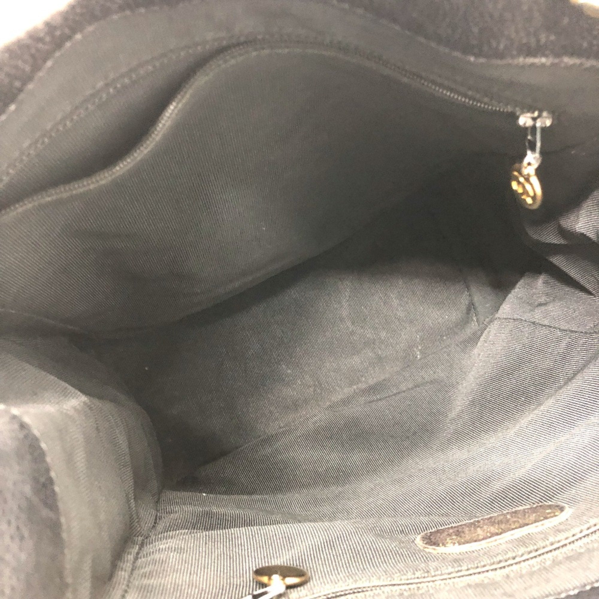 Chanel Black Leather Tote Bag