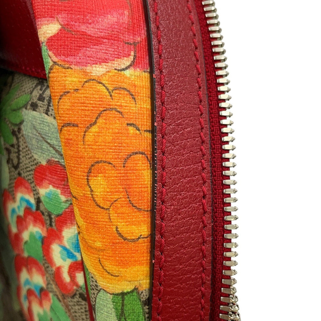 Gucci Multi-Color Red Color Gg Supreme Backpack (Pre-Owned)