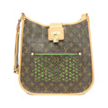 Louis Vuitton Marron Vert Coated Canvas Shoulder Bag