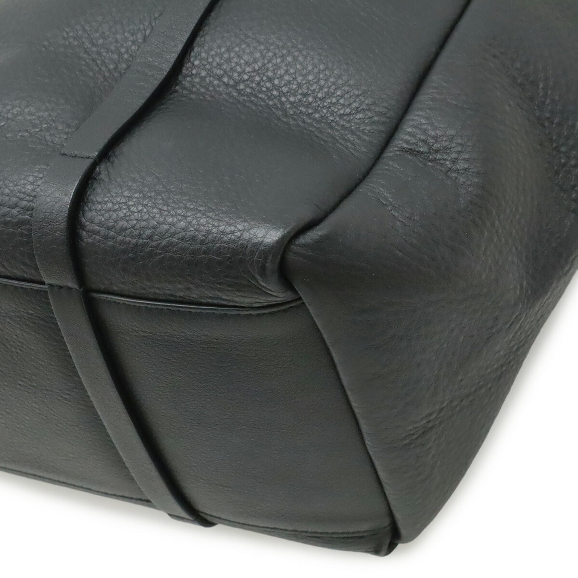 Balenciaga Black Leather Shoulder Bag Tote
