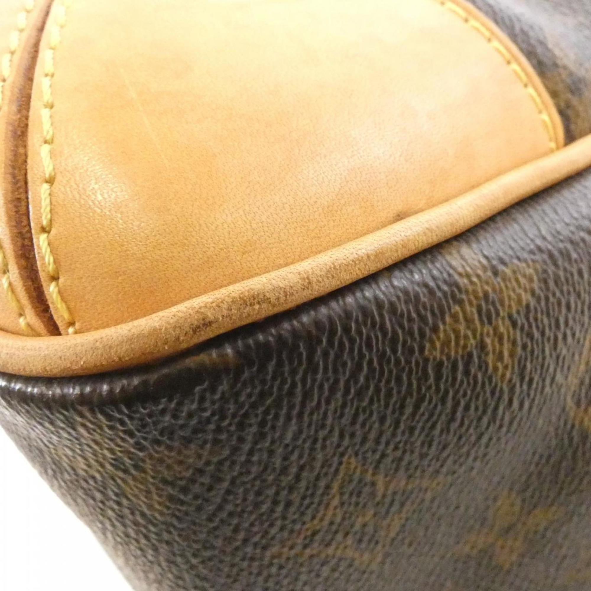 Louis Vuitton Marron Coated Canvas Handbag