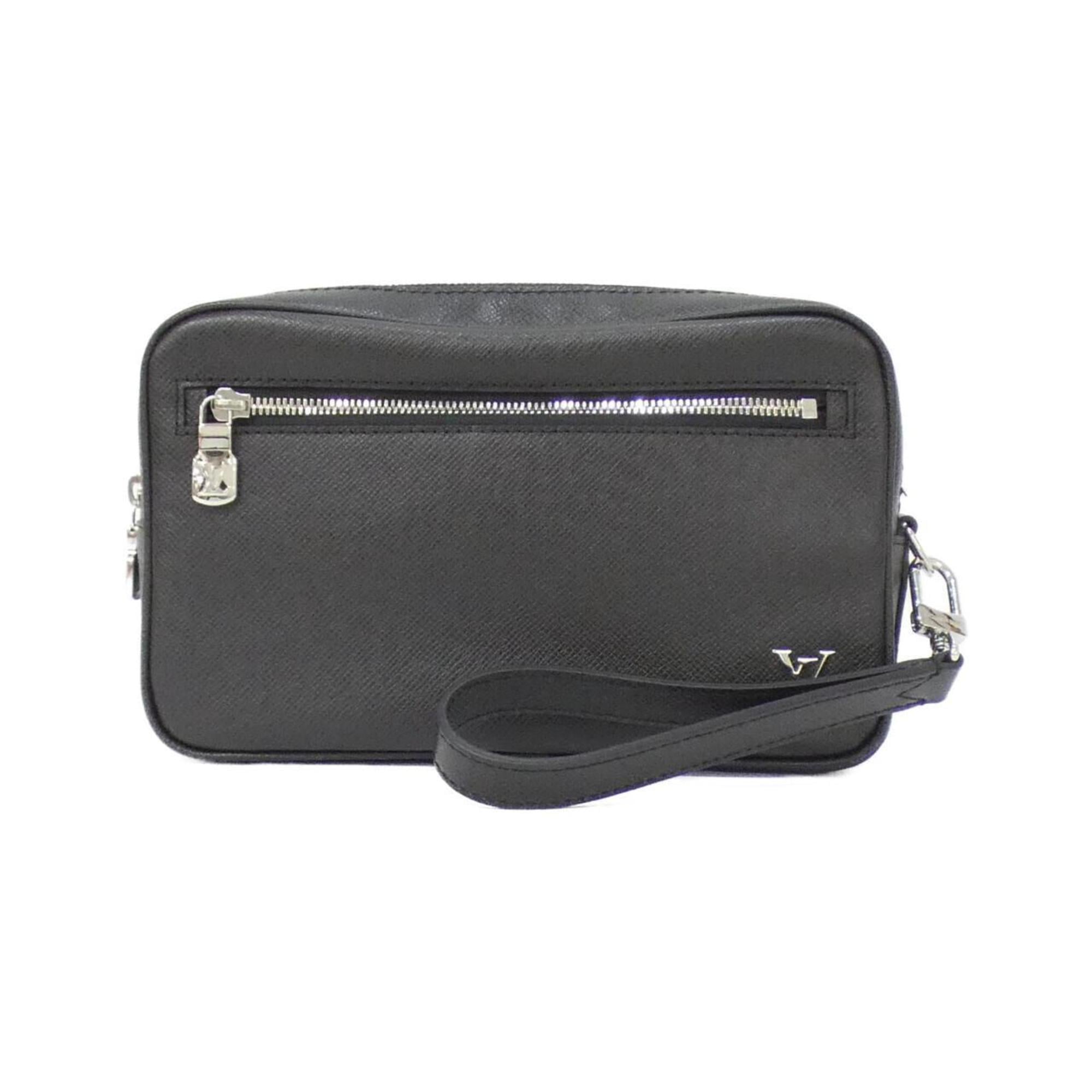 Louis Vuitton Black Leather Pochette