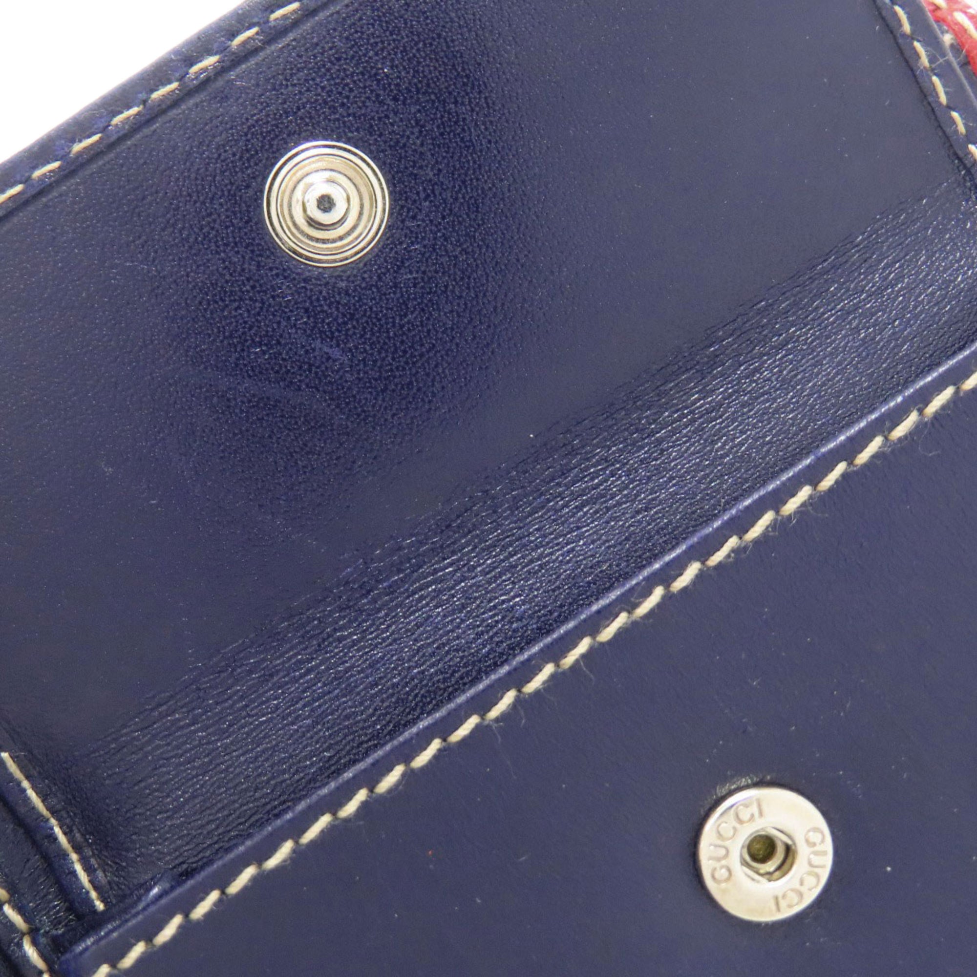 Gucci Navy Nylon Wallet (Bi-Fold) (Pre-Owned)