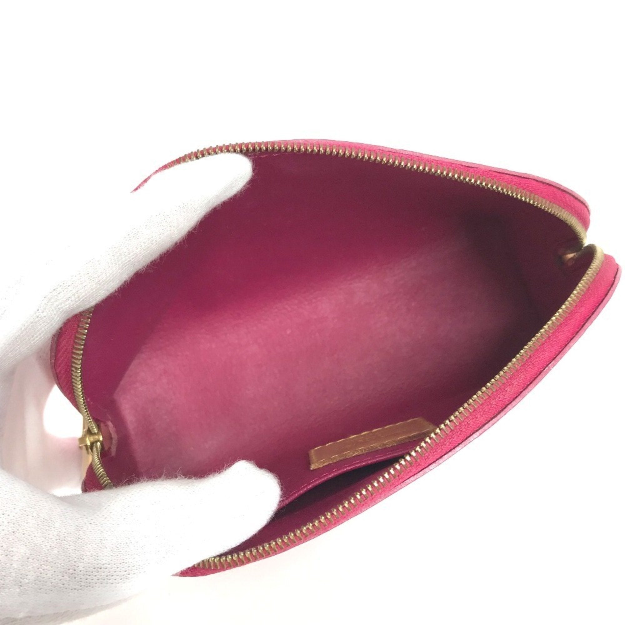 Louis Vuitton Pink Monogram Vernis Pochette Pouch