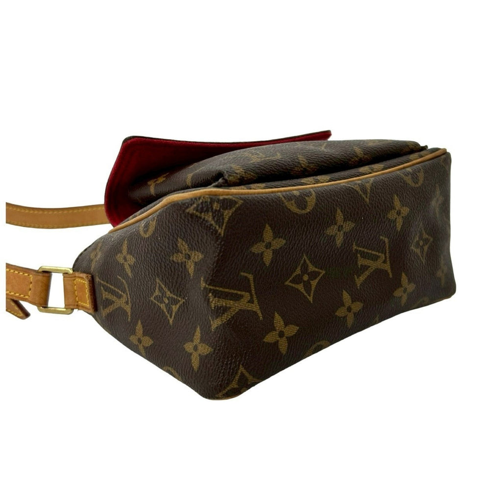 Louis Vuitton Brown Leather Pvc Pochette Shoulder Bag