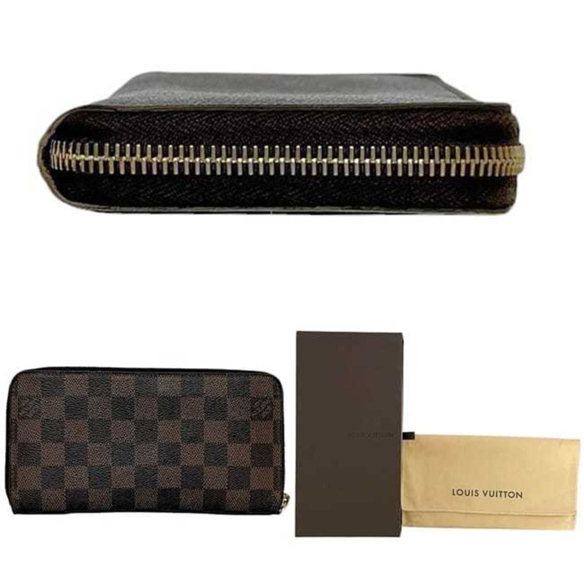 Louis Vuitton Brown Damier Canvas Ebene Damier Canvas Long Wallet