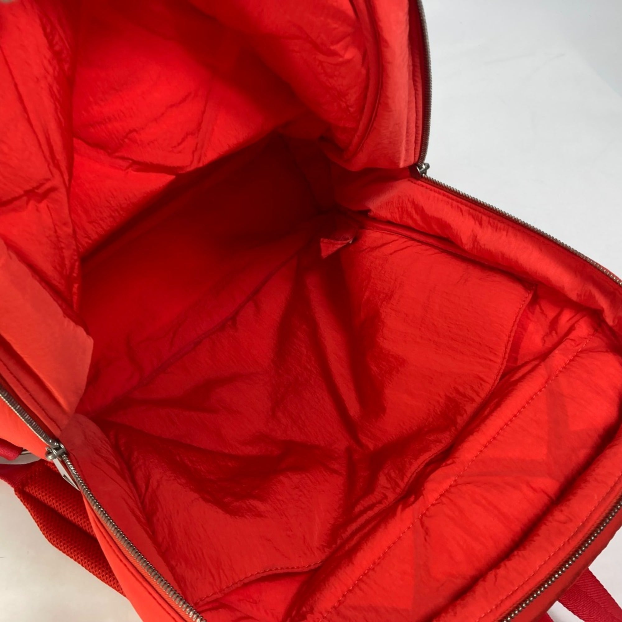 Bottega Veneta Red Cloth Backpack