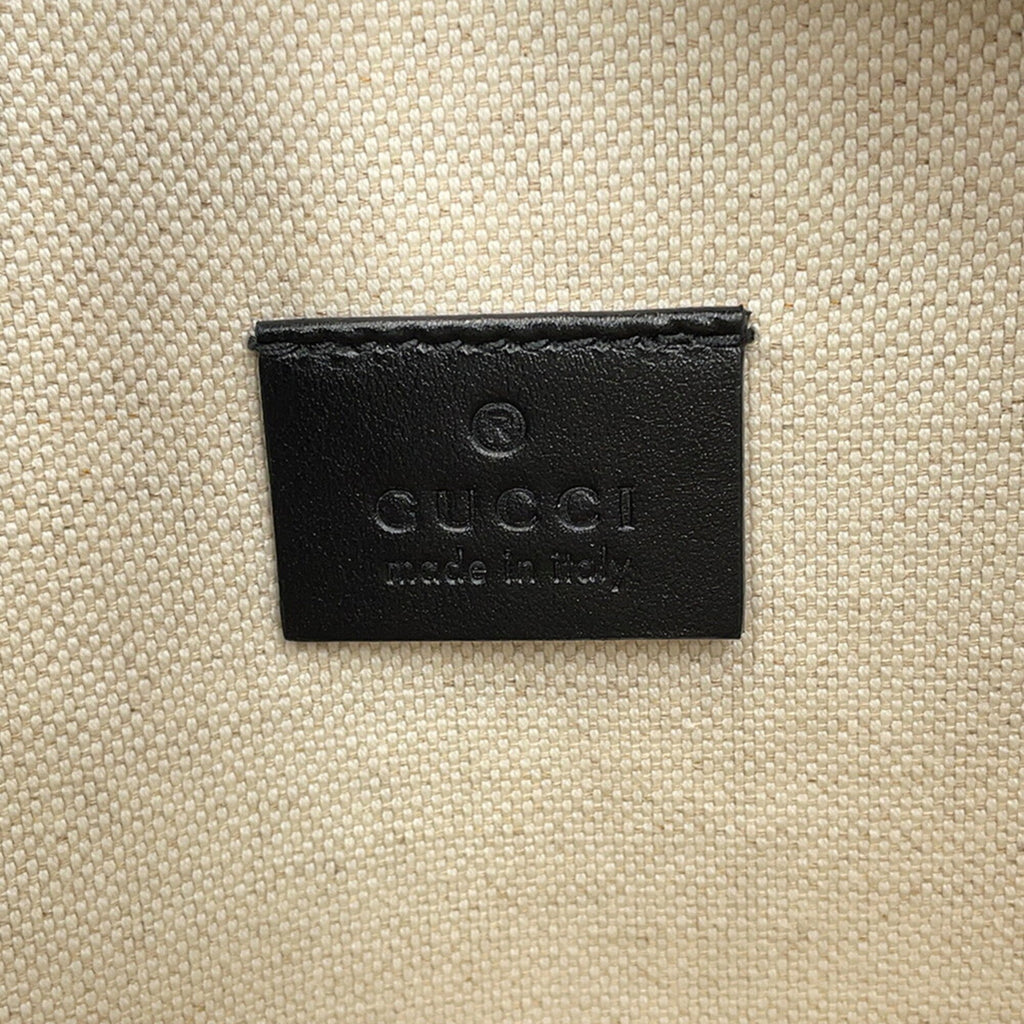 Gucci Black Leather Handbag Sling Bag (Pre-Owned)