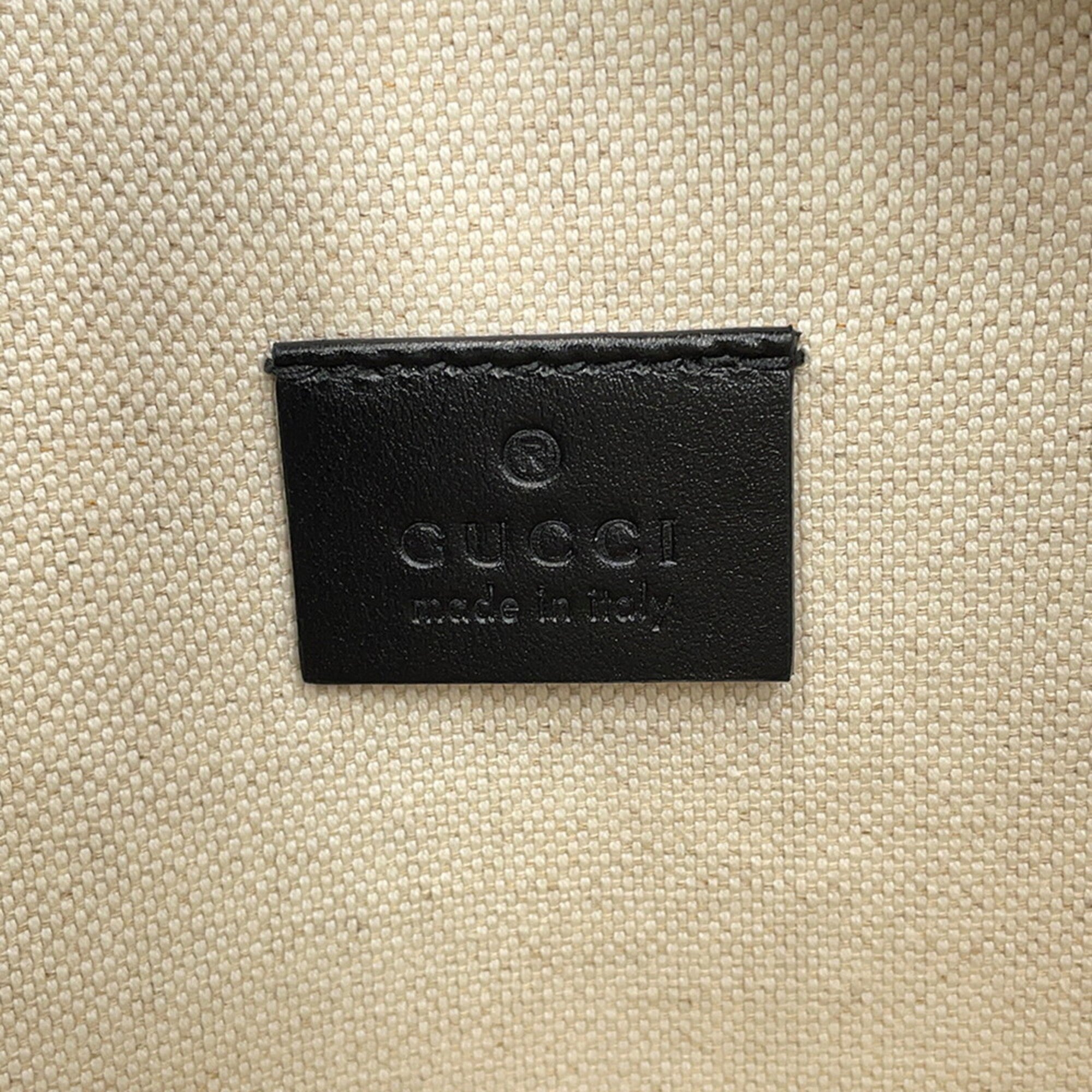 Gucci Black Leather Handbag Sling Bag (Pre-Owned)