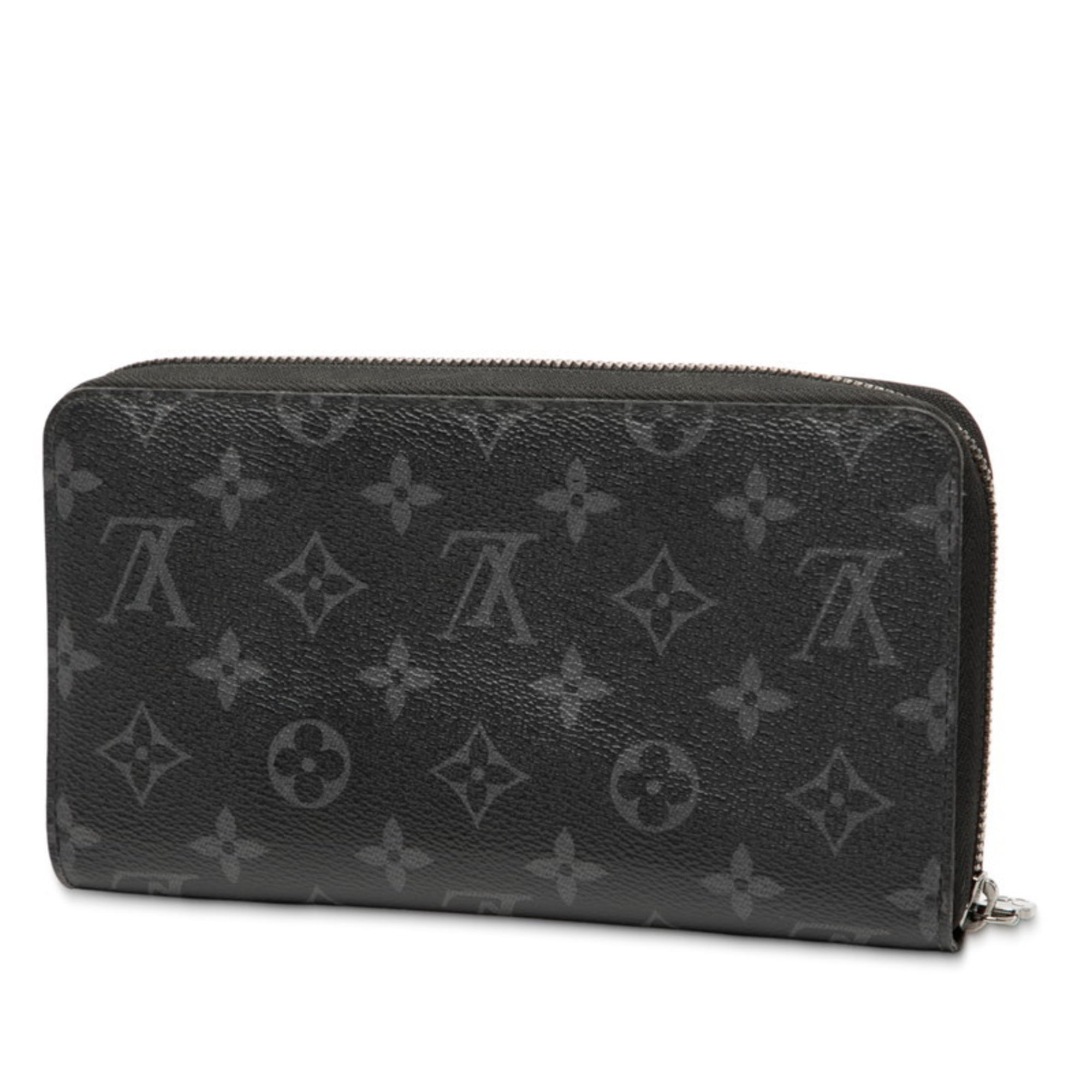 Louis Vuitton Black Pvc Leather Long Wallet