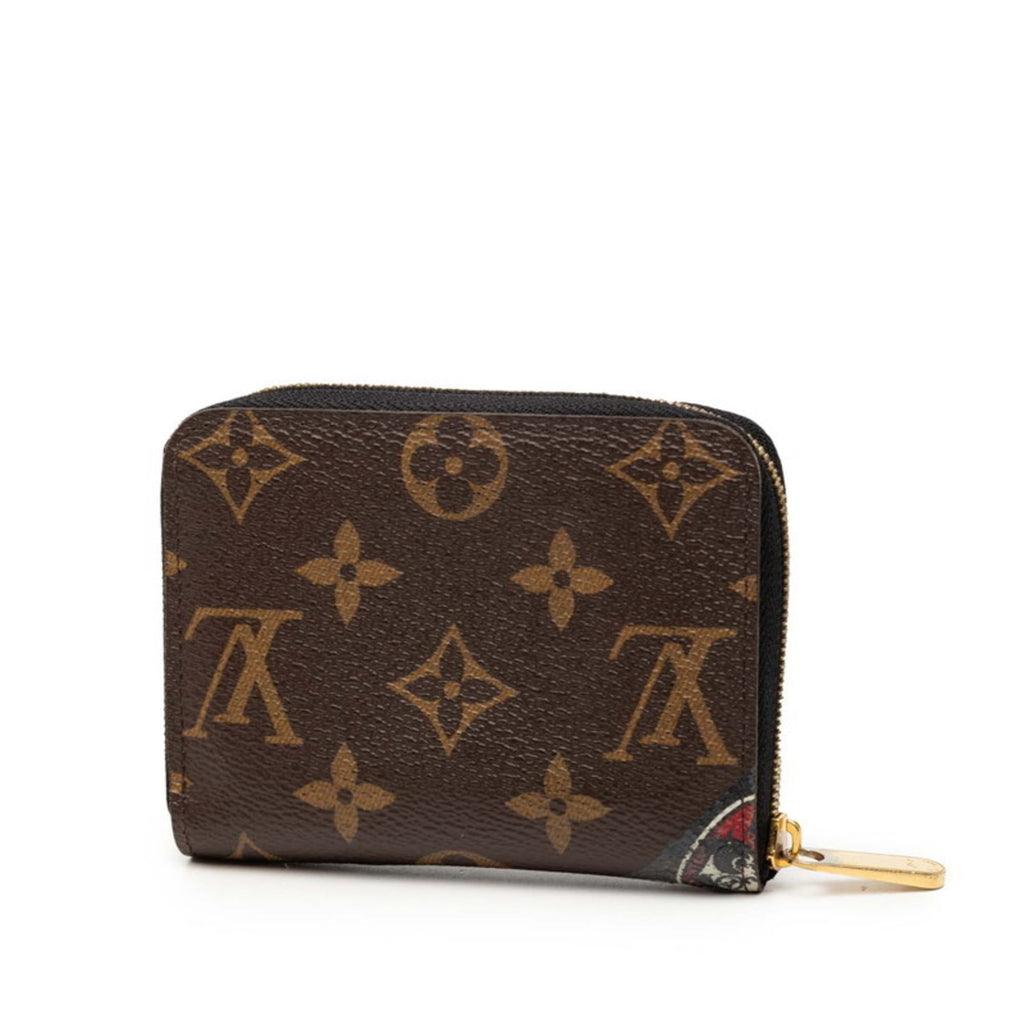 Louis Vuitton Brown Multi-Color Pvc Leather Coin Purse/Coin Case
