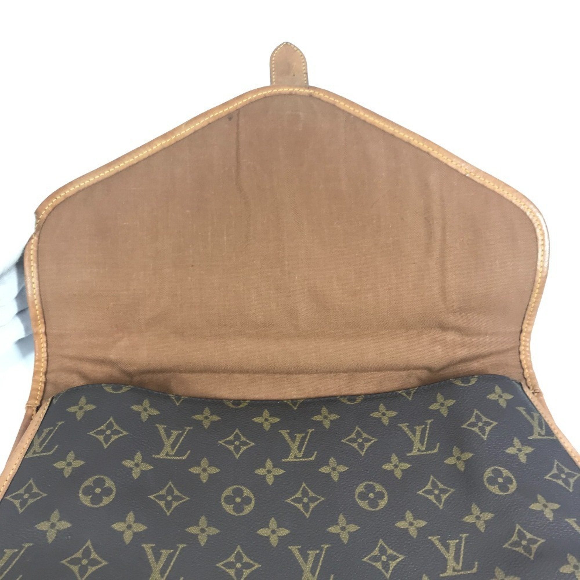 Louis Vuitton Brown Monogram Canvas Handbag Shoulder Bag