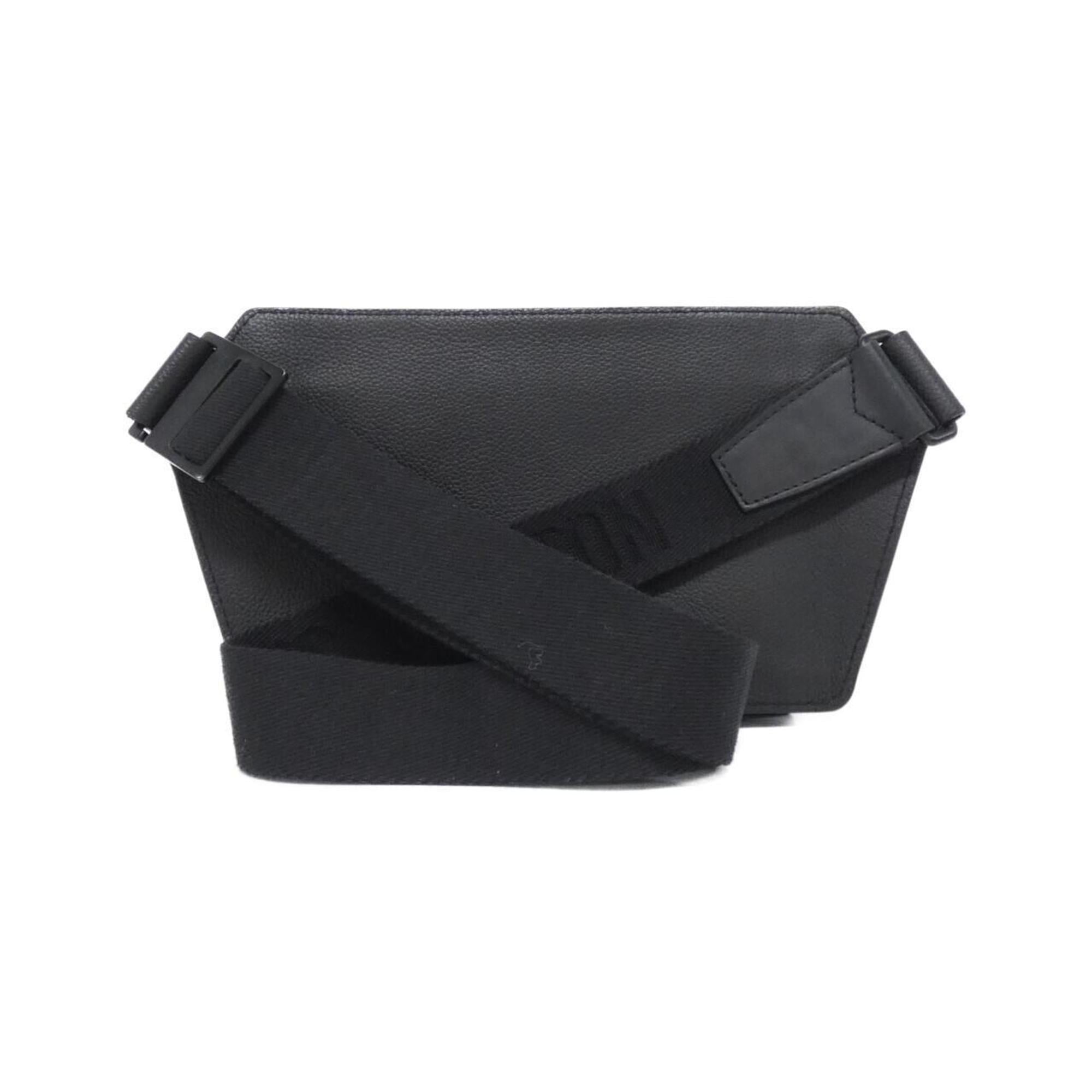 Louis Vuitton Black Leather Shoulder Bag