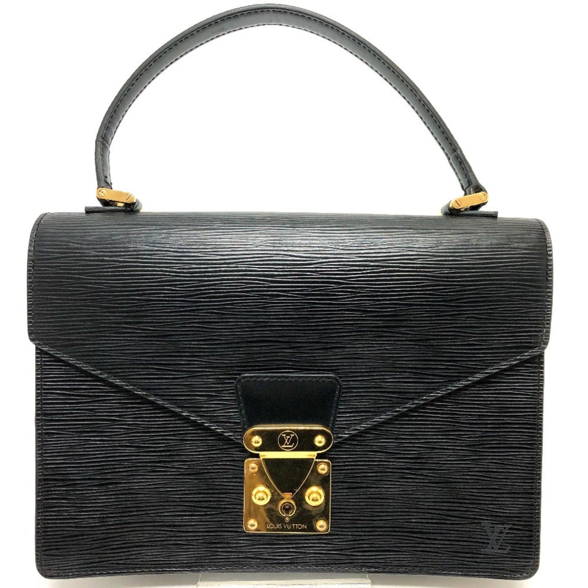 Louis Vuitton Black Epi Leather Handbag