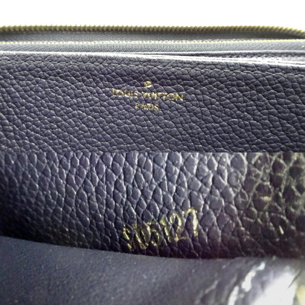 Louis Vuitton Marine Rouge Navy Monogram Empreinte Long Wallet