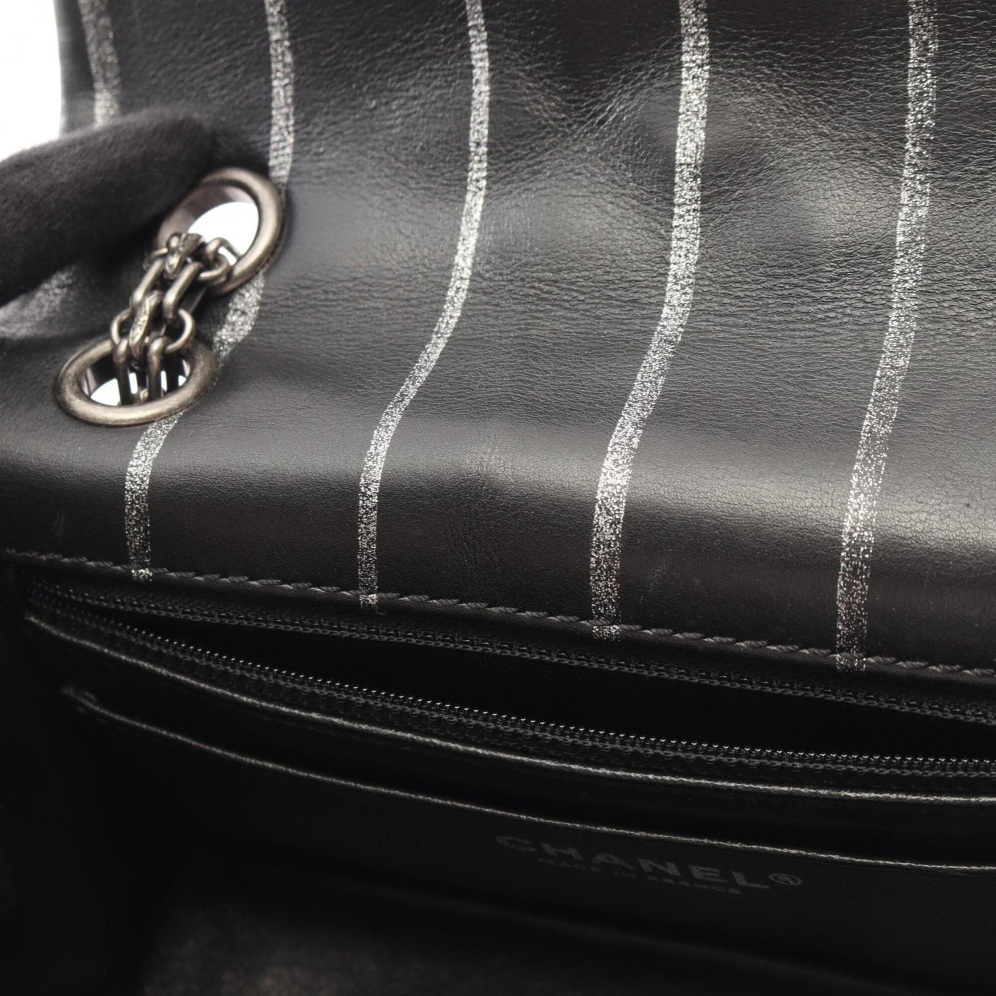Chanel Black Leather Handbag Shoulder Bag