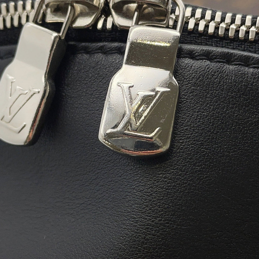 Louis Vuitton Black Brown Monogram Macassar Noir Monogram Backpack